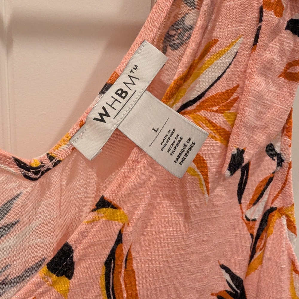 White House Black Market Pink Floral Tank - Picture 3 of 5